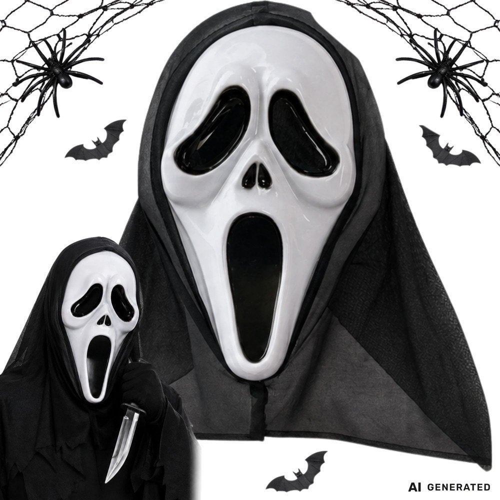 partij Scream maskers Halloween, Diversen, Ophalen of Verzenden, Nieuw
