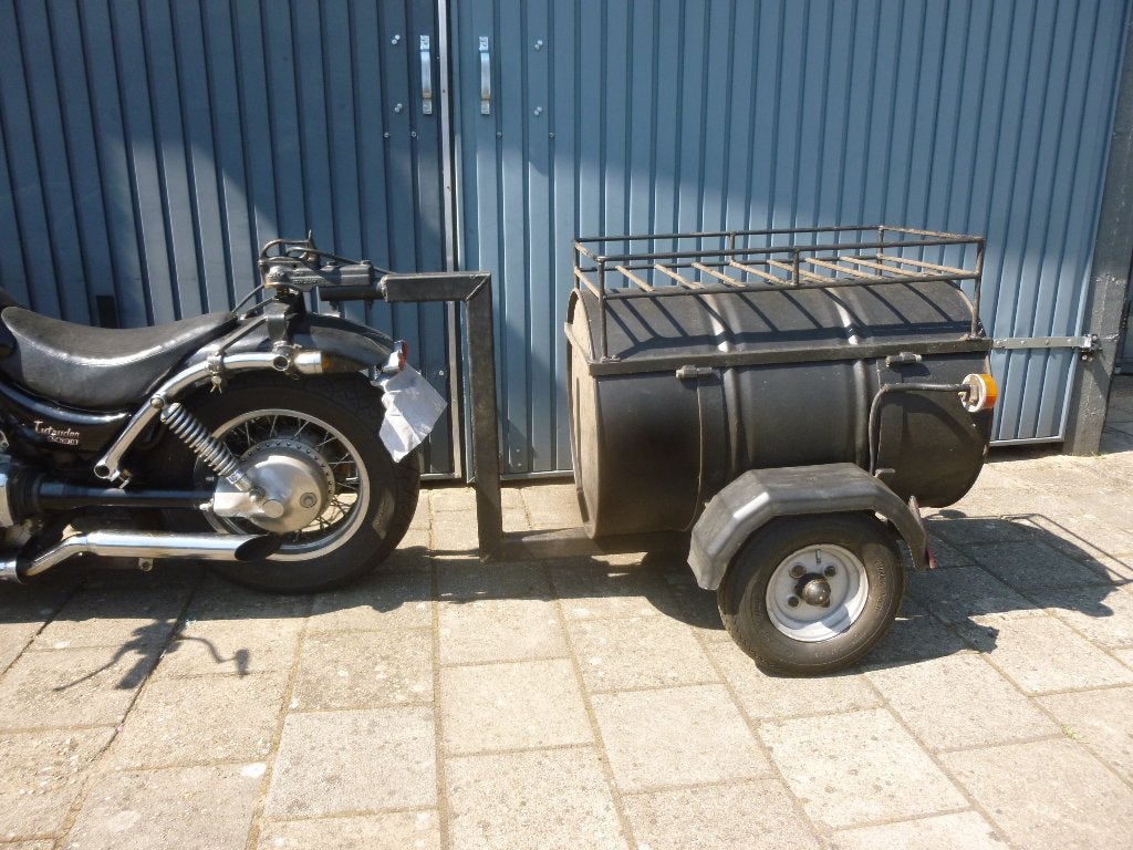 leuke aanhanger voor de motor zeer degelijke aanhangwagen, Ophalen, Gebruikt