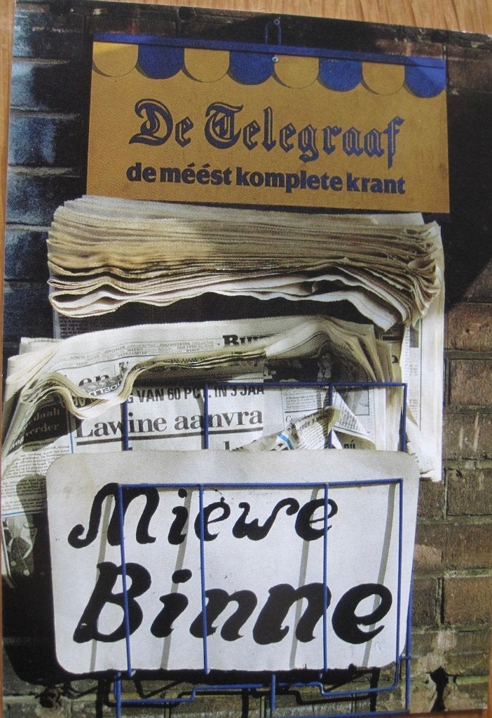 Paul Baars - concept de Telegraaf - 1993 - nieuw, Ophalen of Verzenden, 1980 tot heden, Ongelopen, Overige thema's