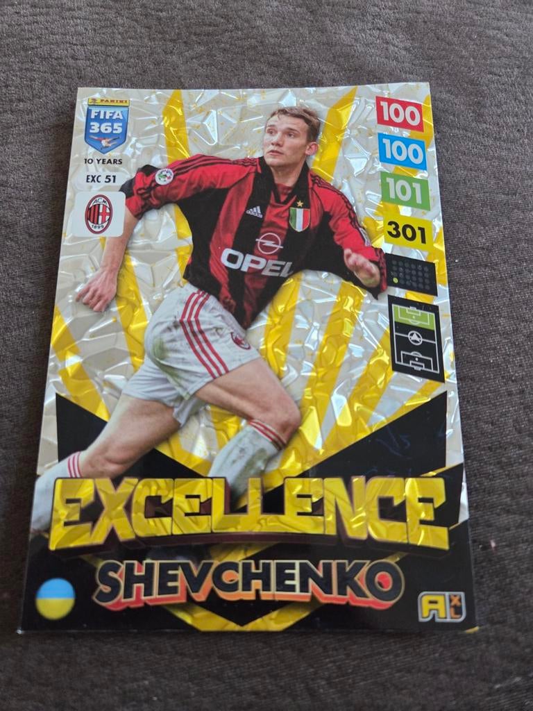 FIFA 365 Adrenalyn XL 2025 Excellence Shevchenko kaart, Ophalen, Zo goed als nieuw, Buitenlandse clubs, Spelerskaart
