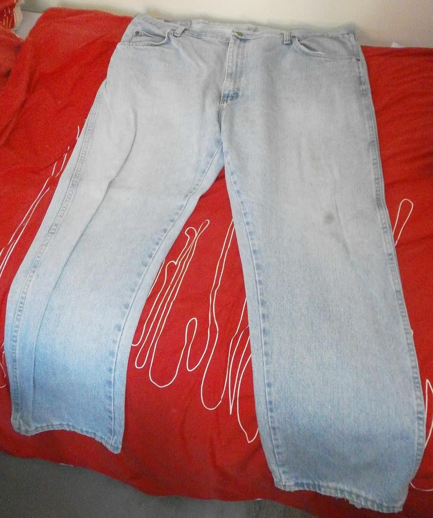 Échte vintage Wrangler jeans 42x30, Blauw, Wrangler, Overige jeansmaten, Ophalen of Verzenden