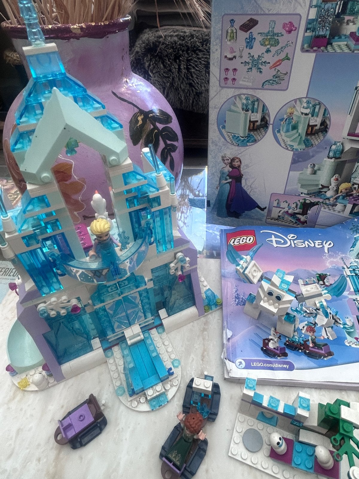 LEGO Disney Frozen IJskasteel 43172 - Complete set, Ophalen of Verzenden, Zo goed als nieuw, Overige merken