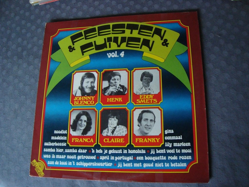Feesten en fuiven vol. 4, Ophalen of Verzenden, Zo goed als nieuw, 12 inch, Levenslied of Smartlap