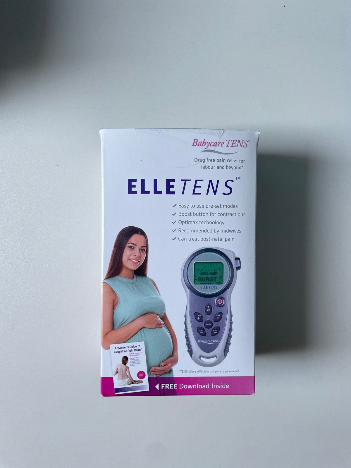 Elle TENS Pijnverlichting voor bevalling en postnataal, Ophalen of Verzenden, Zo goed als nieuw
