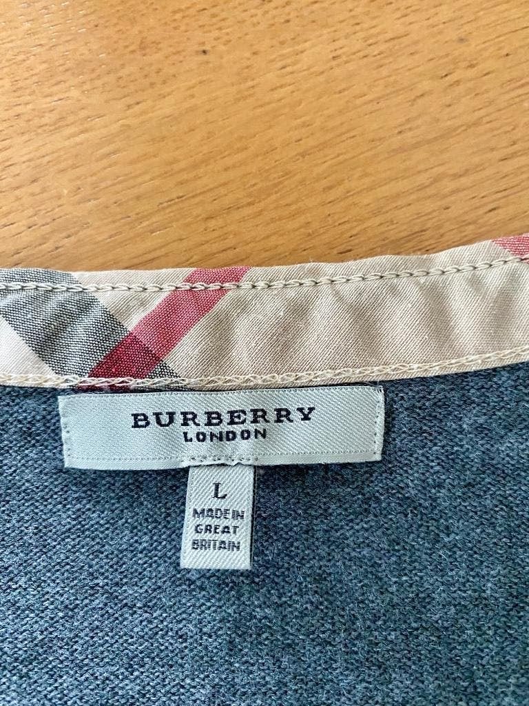 G230 Origineel Burberry: vest mt M=38/40 grijs, Maat 38/40 (M), Ophalen of Verzenden, Zo goed als nieuw, Burberry