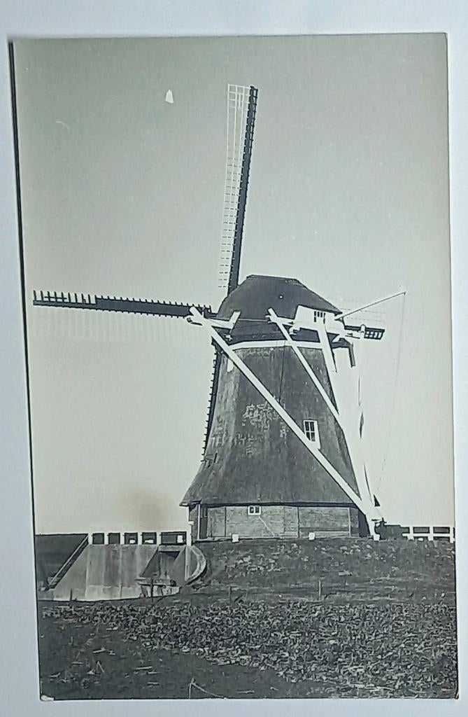 Eemshaven ( Gr. ) Agfa Foto  Foto Foto Molen Goliath, 1960 tot 1980, Verzenden, Foto, Zo goed als nieuw