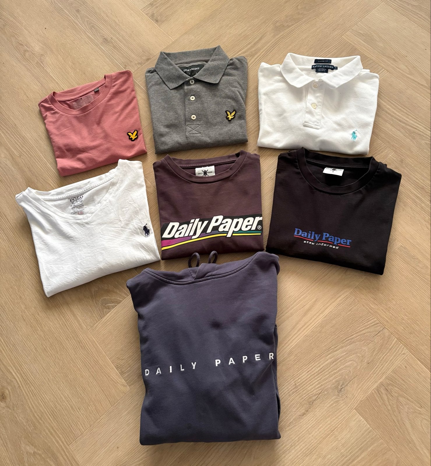 Partij Heren Merkkleding: Ralph Lauren, Lyle & Scott, Daily, Ophalen of Verzenden, Zo goed als nieuw, Overige maten, Overige kleuren