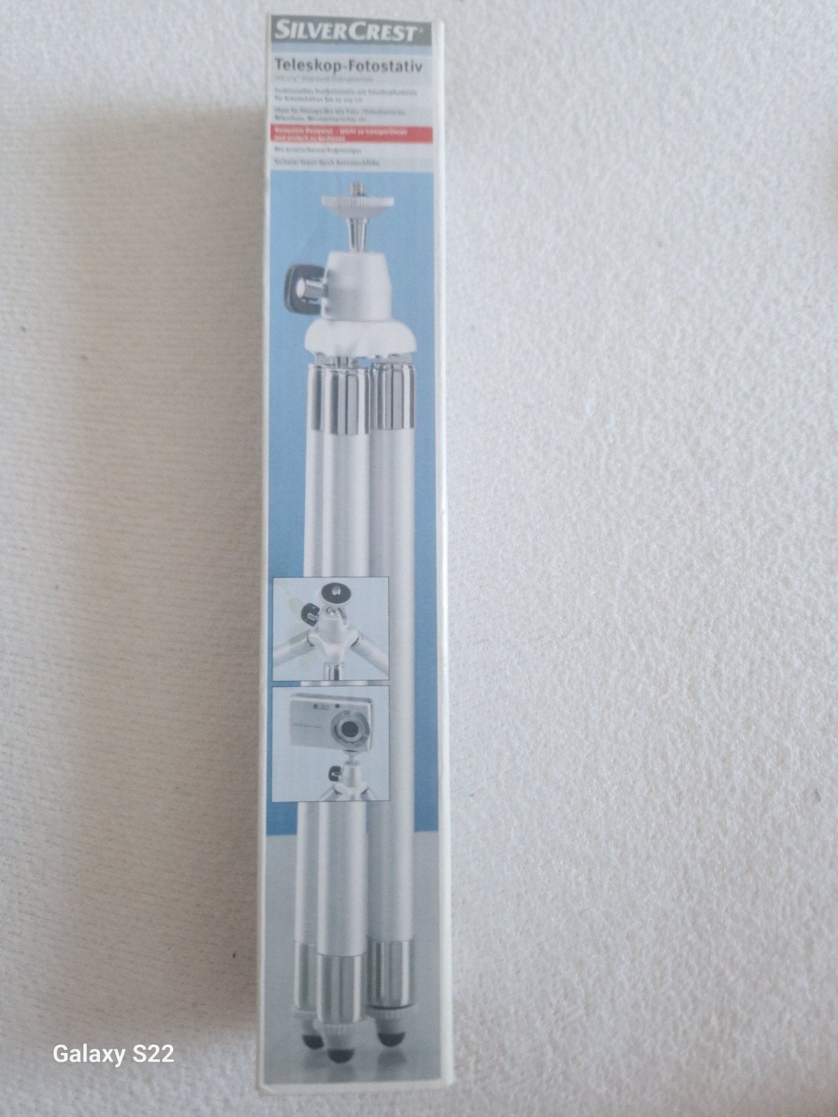 SilverCrest Telescoop-Fotostatief - Compact en Veelzijdig, Ophalen, Overige merken, 125 cm of minder, Nieuw