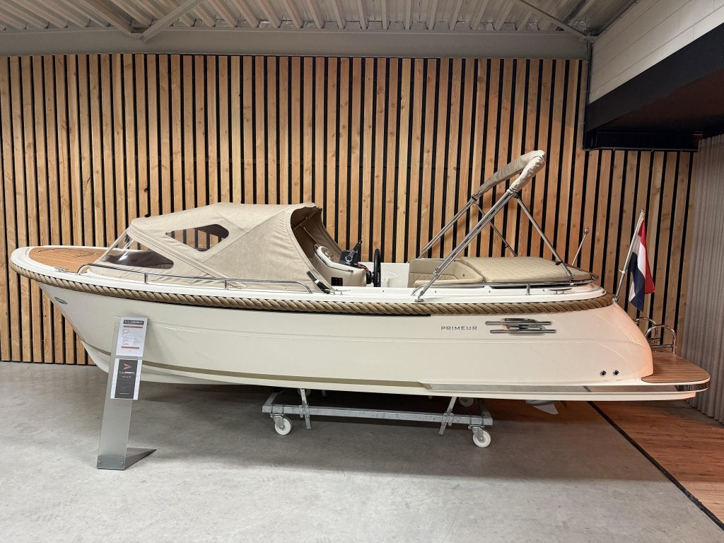 NwStaat! PRIMEUR 615 EXCLUSIVE '60PK HONDA' 5vaaruren! 2026!, Watersport en Boten, 0 cm, Primeur, 2 m, Tender