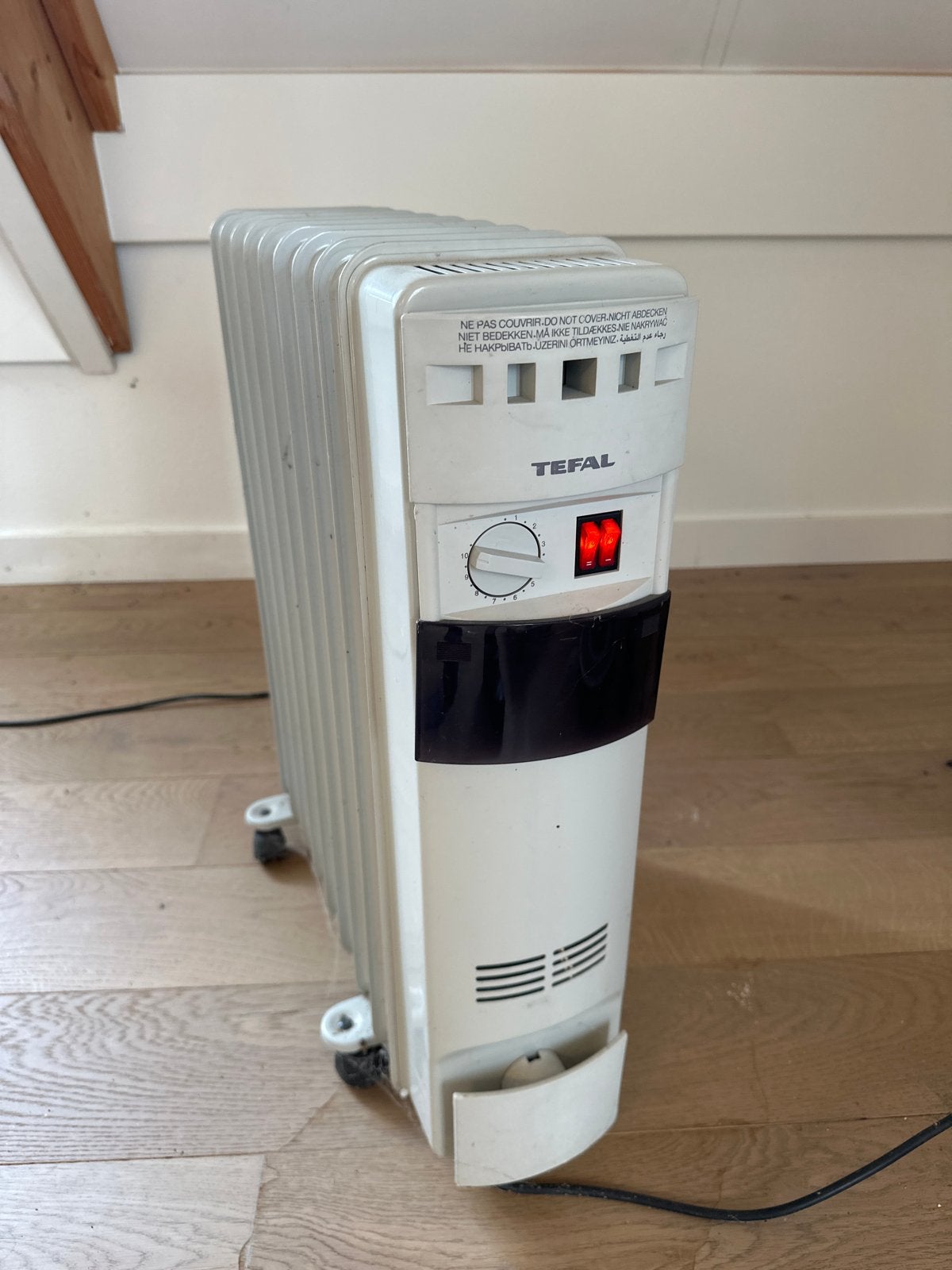 Elektrische Kachel tefal, Ophalen, Gebruikt