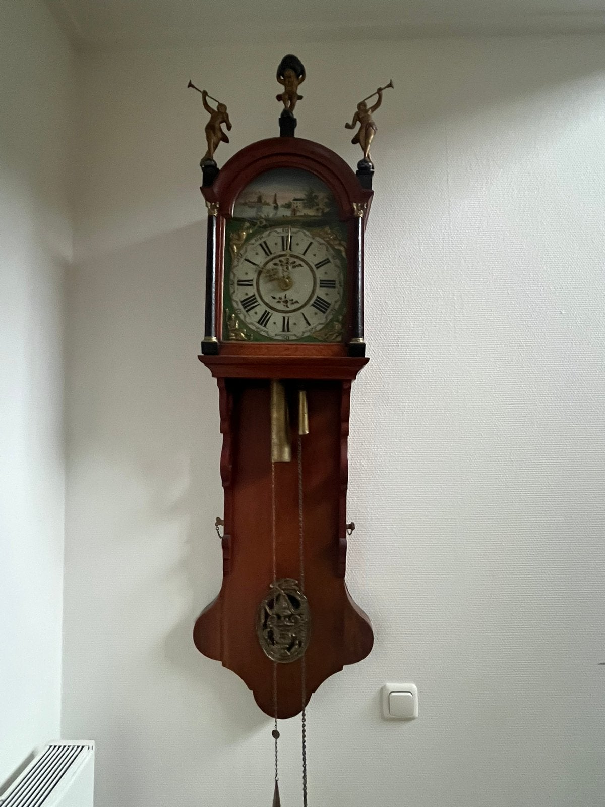 Prachtige Friese Staartklok, Antiek en Kunst, Ophalen