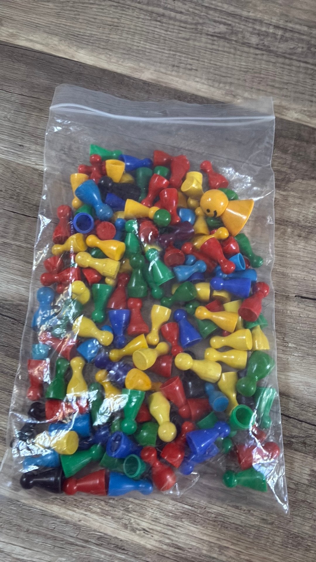 Zak met pionnen, Ophalen of Verzenden, Gebruikt