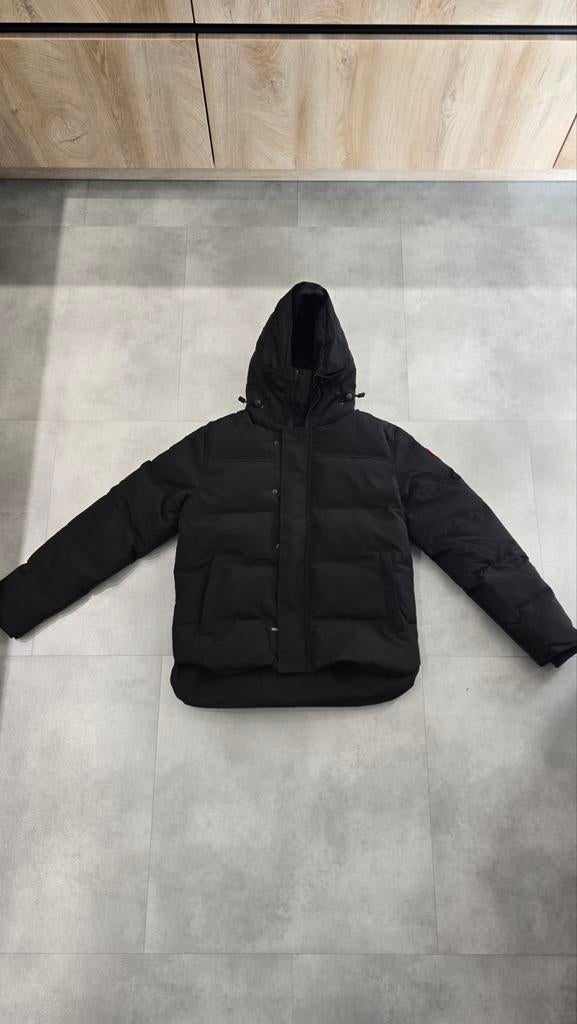 Zwarte Canada Goose Jas Maat L Macmillan, Maat 52/54 (L), Zwart, Canada Goose, Ophalen of Verzenden