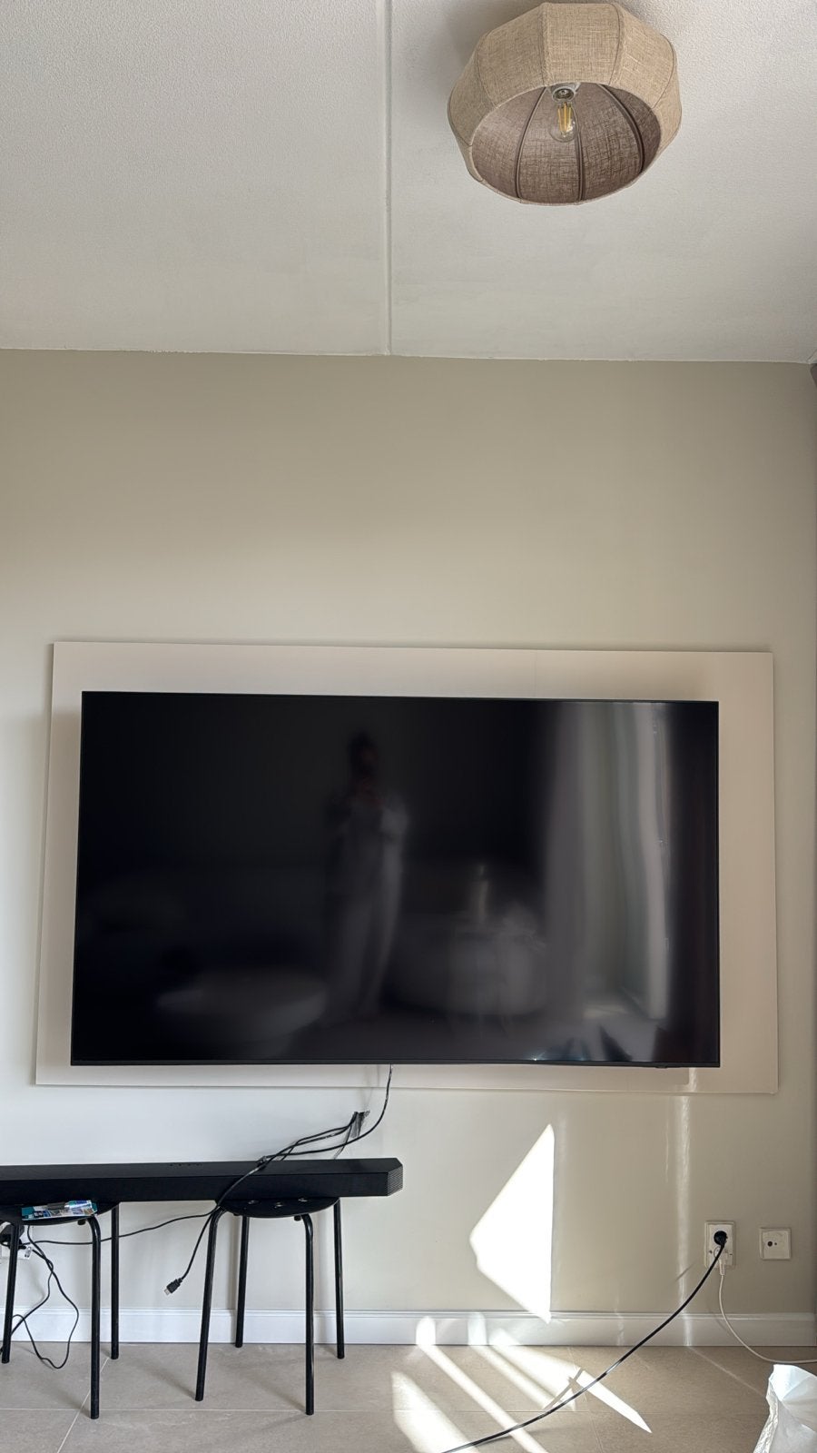 MDF decorplaat/achterwand voor TV (120x200cm), Ophalen of Verzenden, Nieuw, Hout