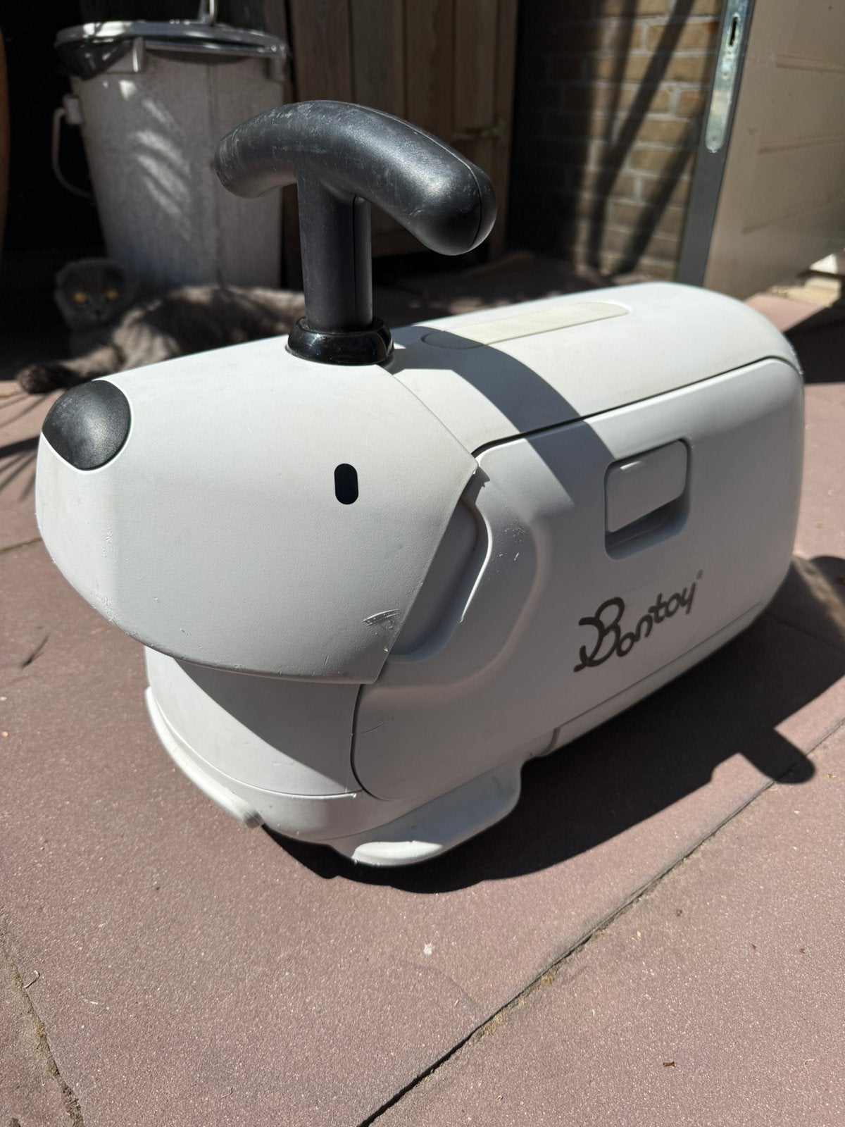 Kinderkoffer - Bontoy - hondje, Ophalen, Bontoy, Gebruikt, Hard kunststof