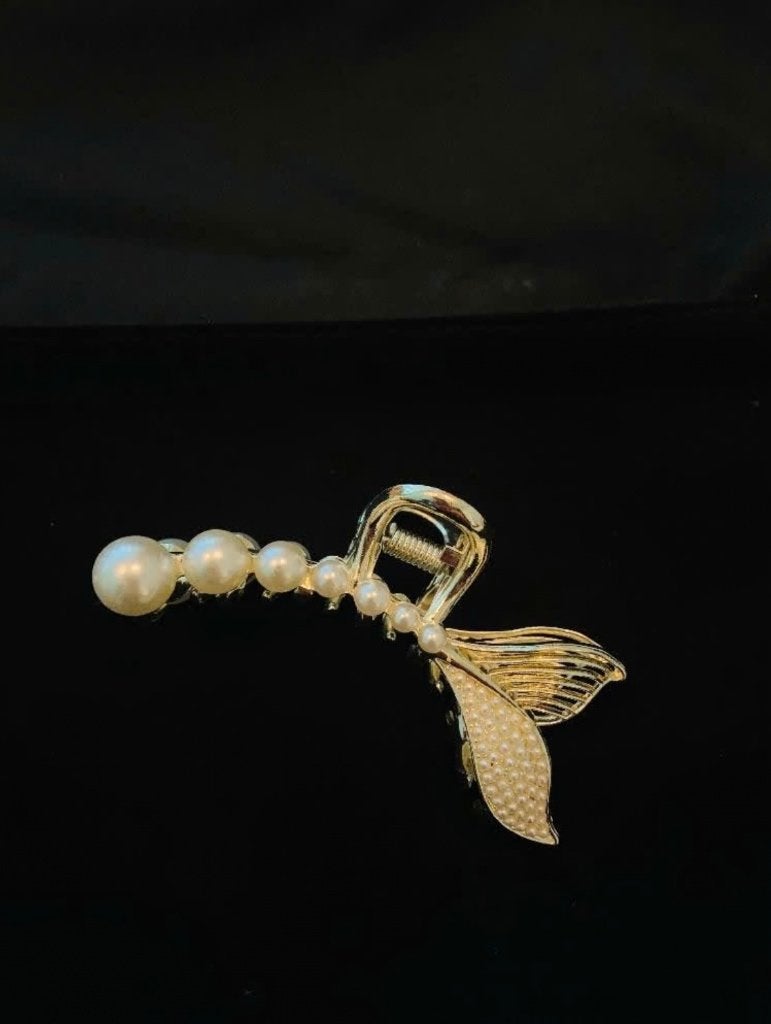 NEW Korean Pearl Mermaid Tail Hair Claw, Ophalen, Nieuw