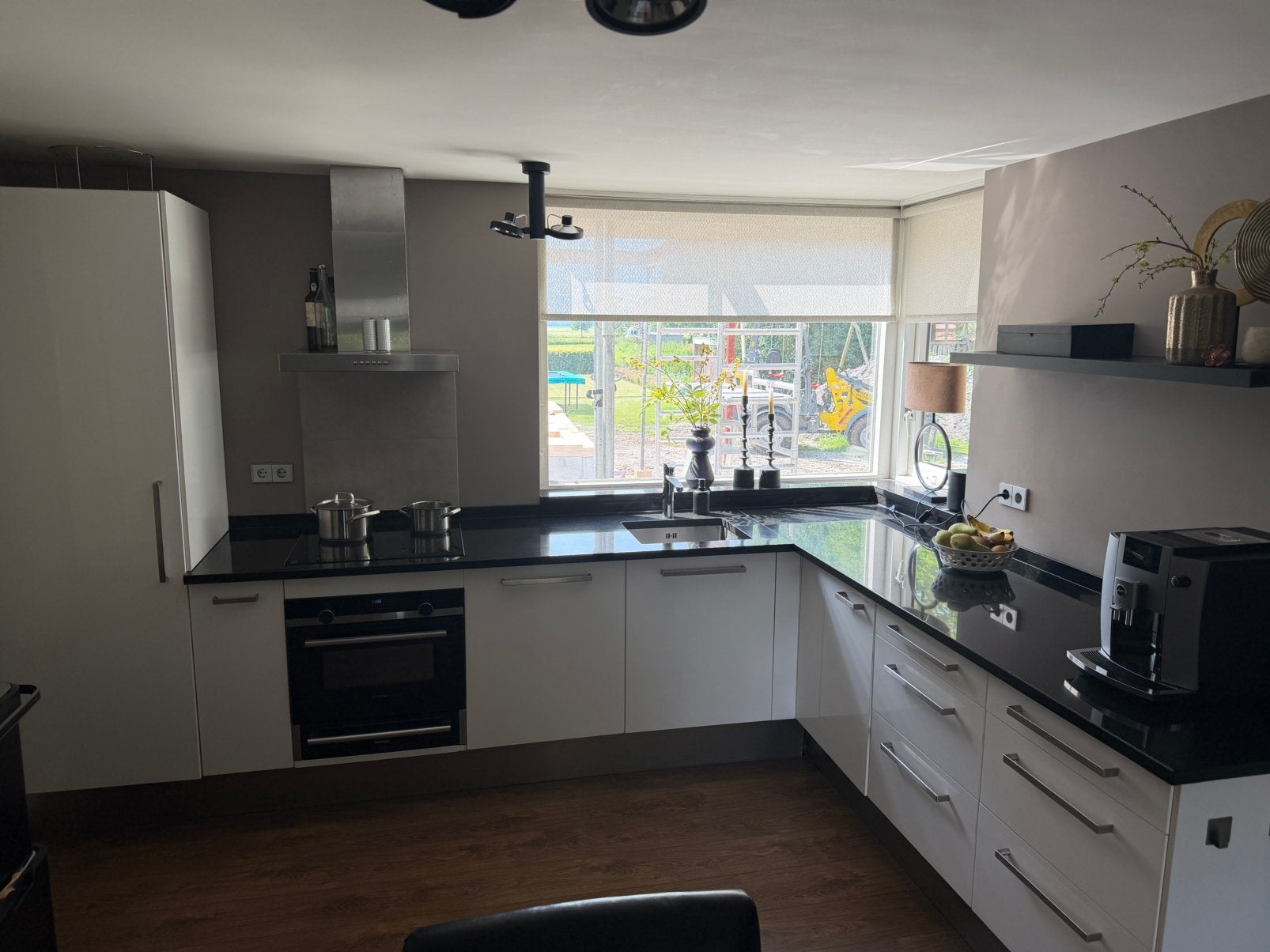 Ikea hoogglans keuken, Ophalen, Gebruikt, Wit, Hoekkeuken