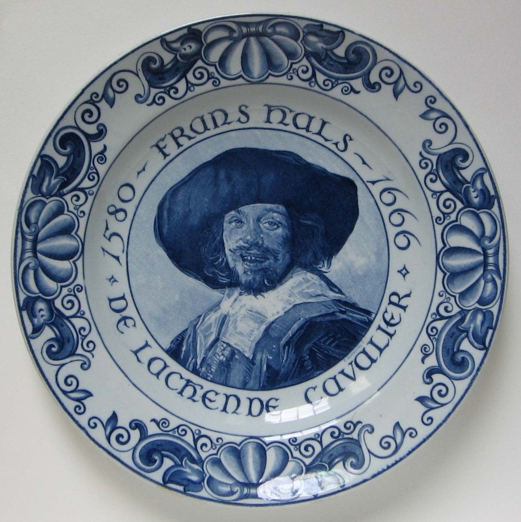Wandbord Frans Hals van Petrus Regout/De Sphinx (MAW 3), Ophalen of Verzenden