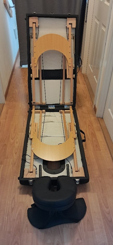 Inklapbare massagetafel en zadelkruk, Ophalen, Nieuw, Massagetafel