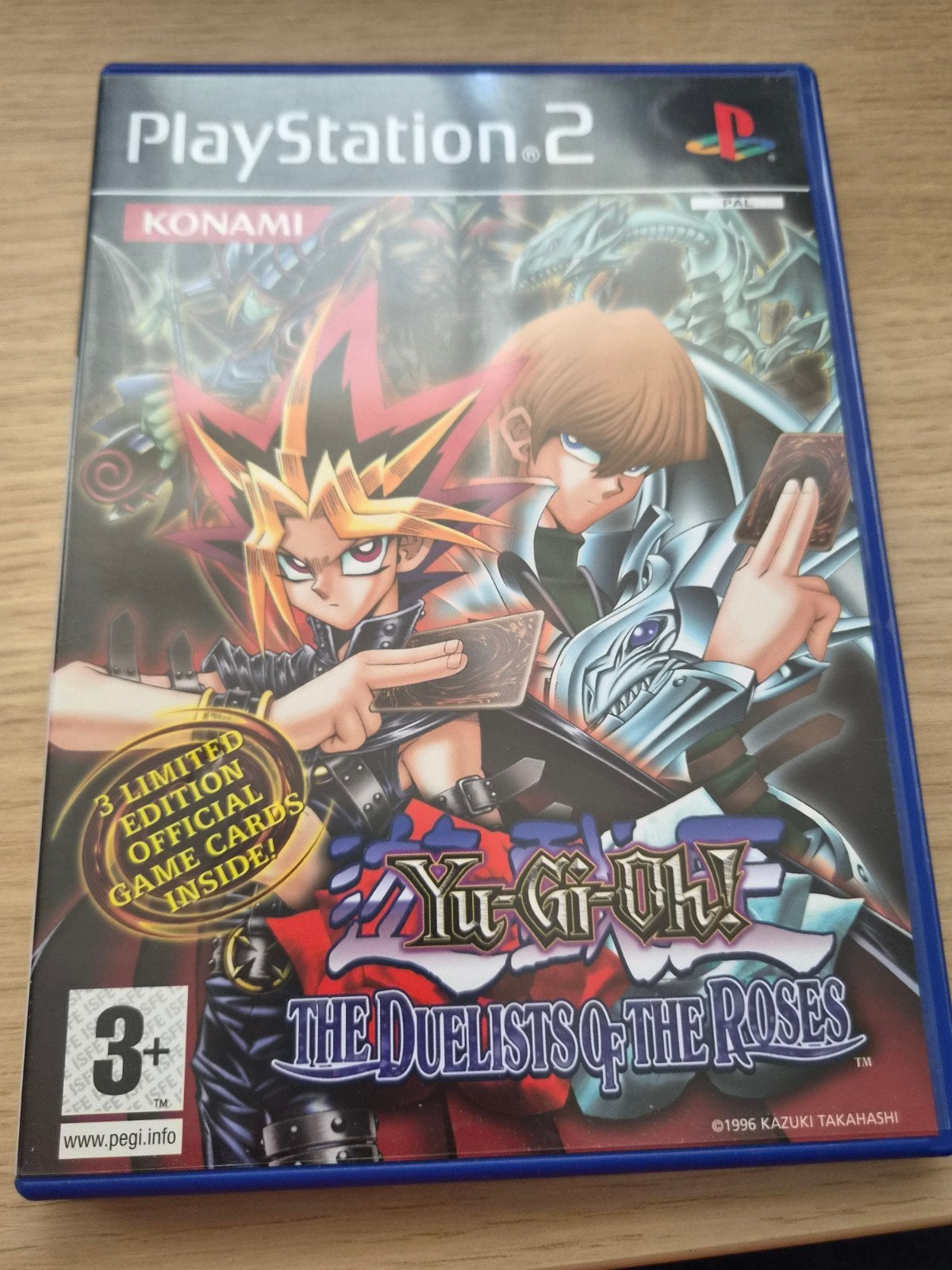 Yu-Gi-Oh! The Duelists of the Roses PS2 met 3 kaarten, Spelcomputers en Games, Games | Sony PlayStation 2, Gebruikt, 2 spelers