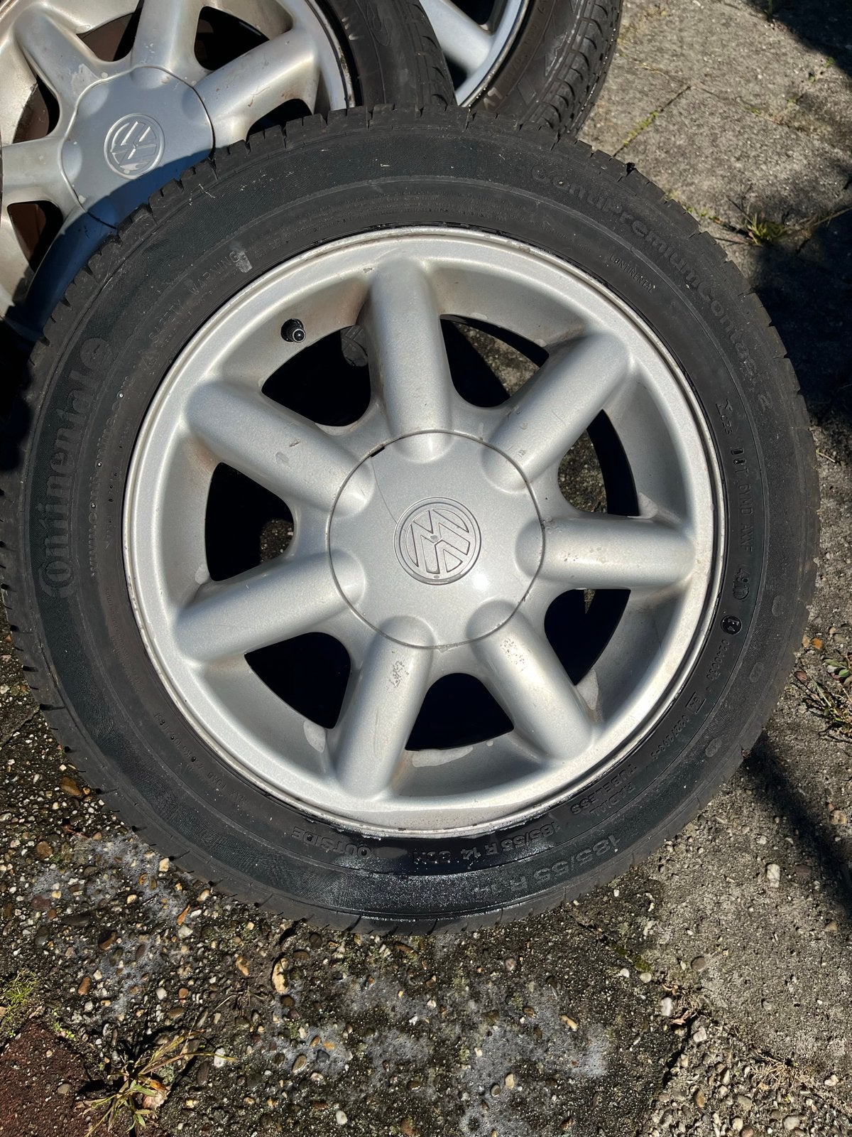 Originele 14 inch VW Polo velgen, Ophalen, 14 inch, Gebruikt, Velg(en)