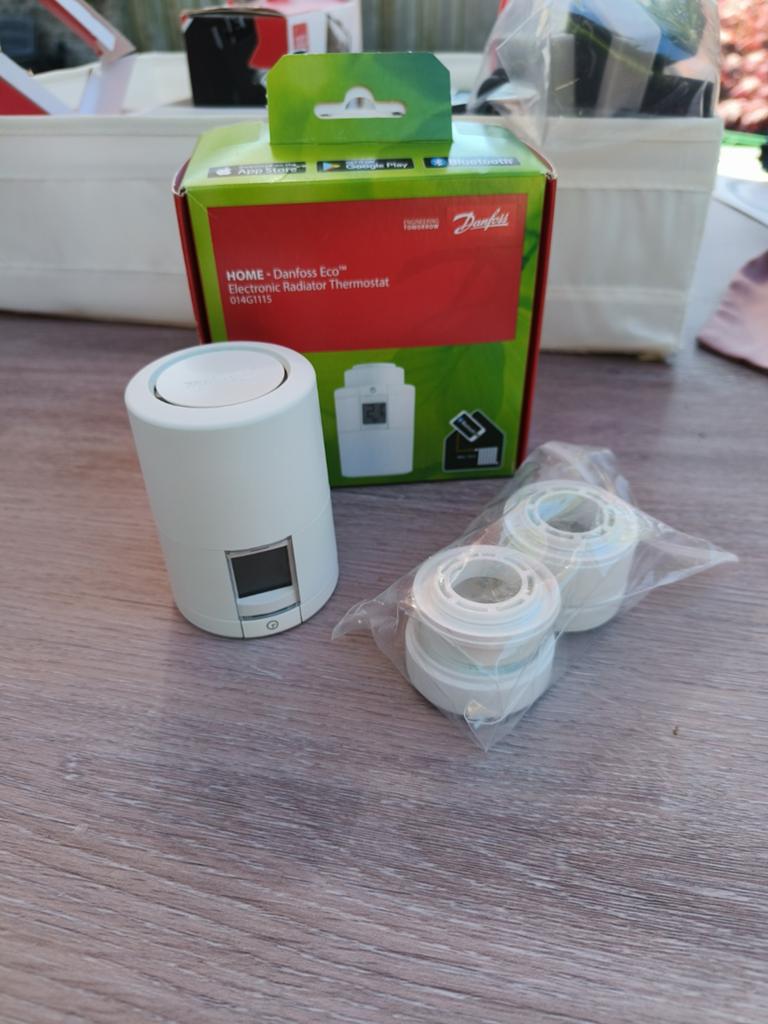 Danfoss Eco Elektronische Radiator Thermostaat, Ophalen of Verzenden, Slimme thermostaat, Nieuw