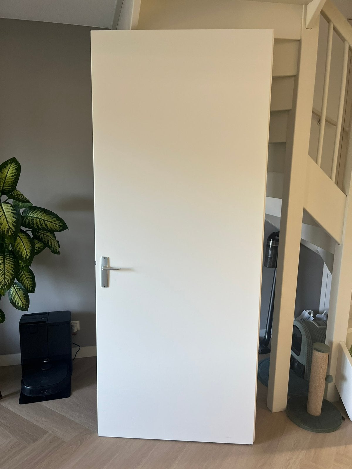 Gratis af te halen | Witte opdekdeur, 215 cm of meer, Binnendeur, Zo goed als nieuw, Hout