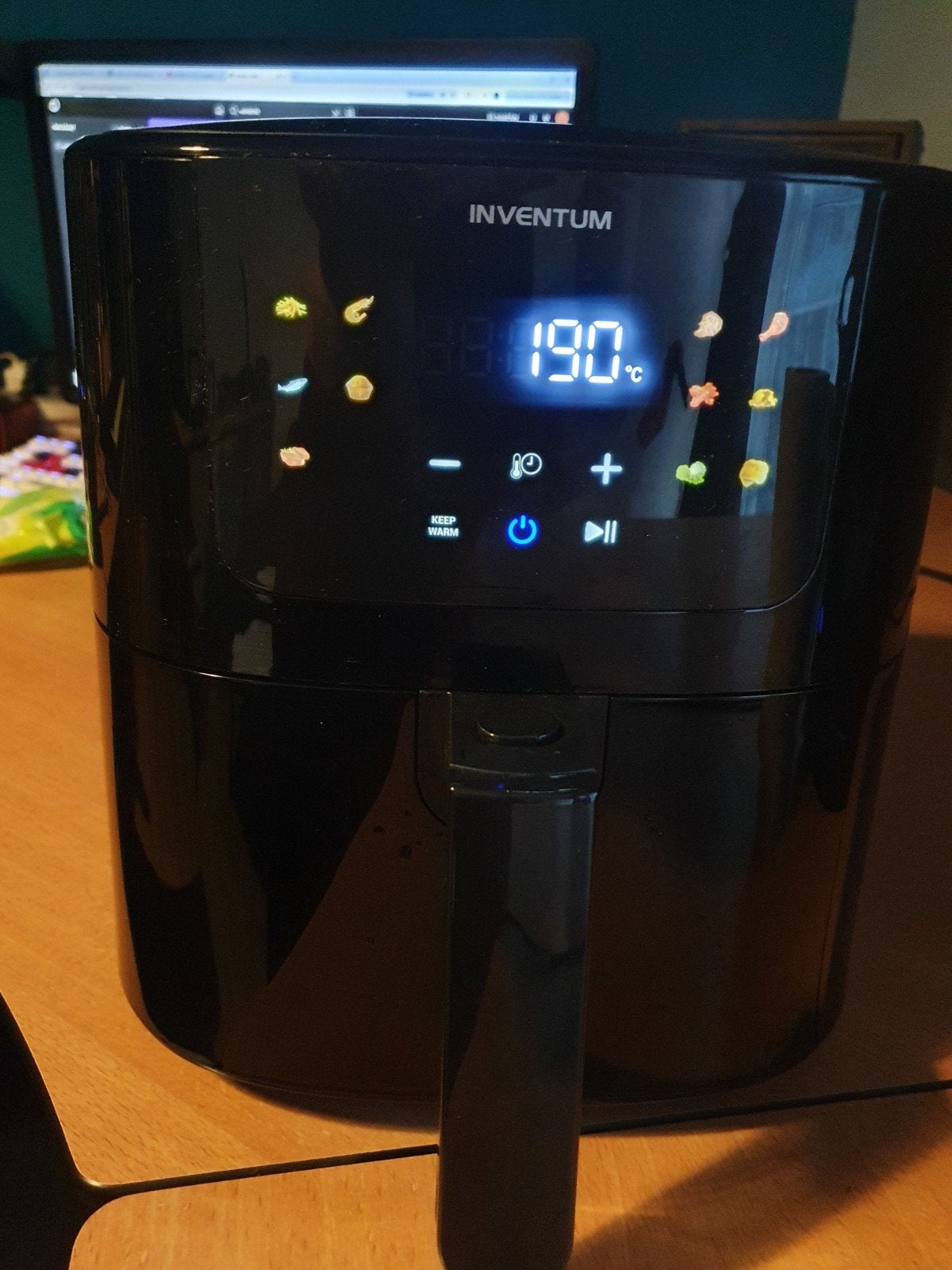 Airfryer inventum, coating onbeschadigd. Ca. 1 Jaar oud, Witgoed en Apparatuur, Airfryers, Ophalen, Airfryer