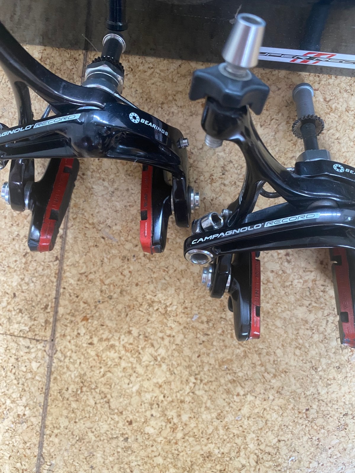 Campagnolo Record remmen, Fietsen en Brommers, Fietsonderdelen, Ophalen of Verzenden, Zo goed als nieuw, Remmen