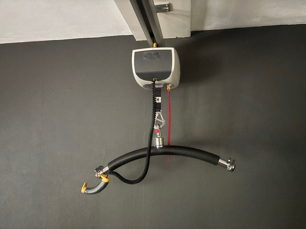 Plafondtillift + Railzen, Ophalen, Gebruikt