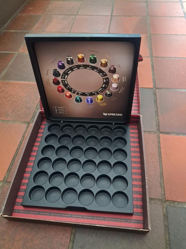 Houten Nespresso doos - zo goed als nieuw, Overige typen, Hout, Ophalen of Verzenden, Zo goed als nieuw