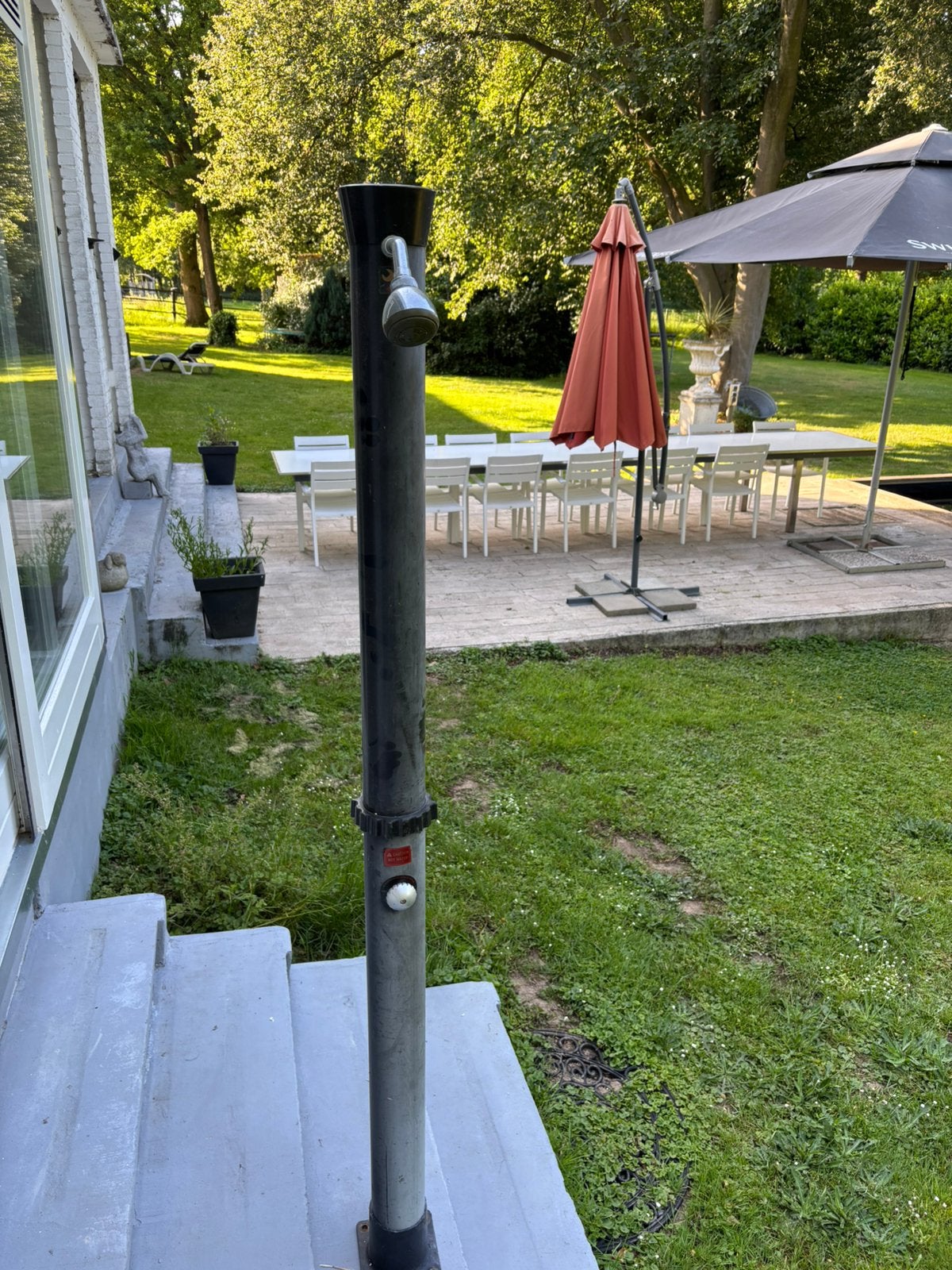 Warmwater solar douche zwembad, Tuin en Terras, Gebruikt, Overige typen, Rond, Minder dan 200 cm
