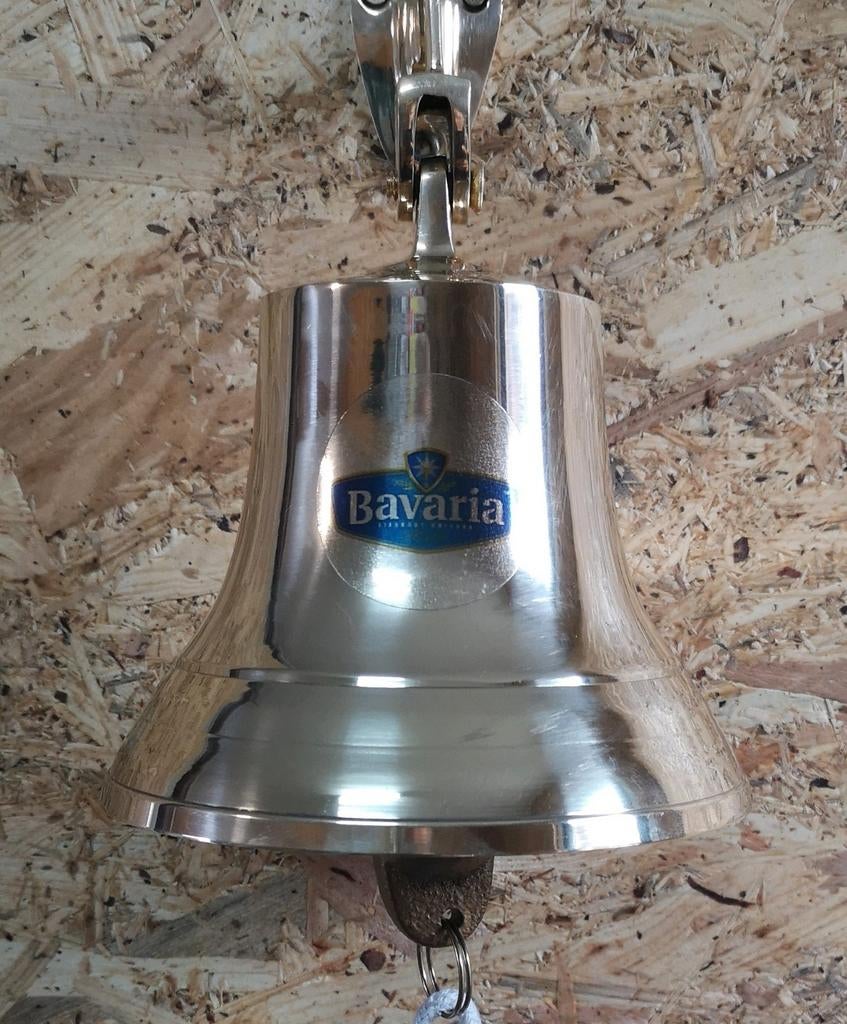 Mooie nieuwe BAVARIA messing café bel/bar bel, Ophalen of Verzenden, Nieuw, Overige typen, Bavaria