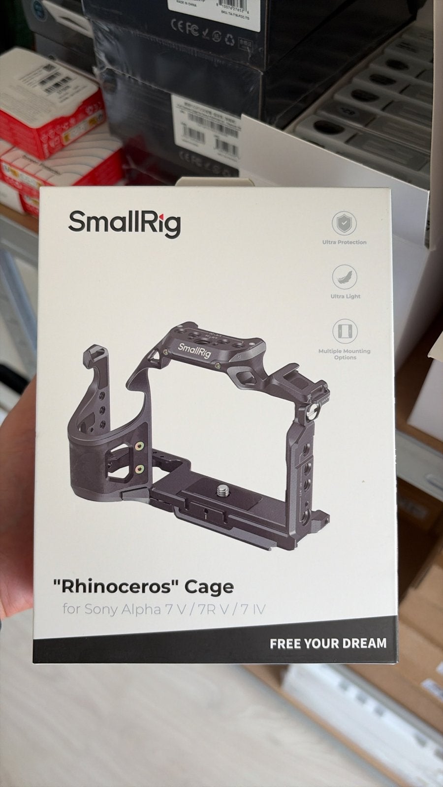 SmallRig 6029 "Rhinoceros" Cage voor Sony Alpha 7 V/7R V/7 I, SmallRig, Camera rig/cage, Ophalen of Verzenden, Nieuw