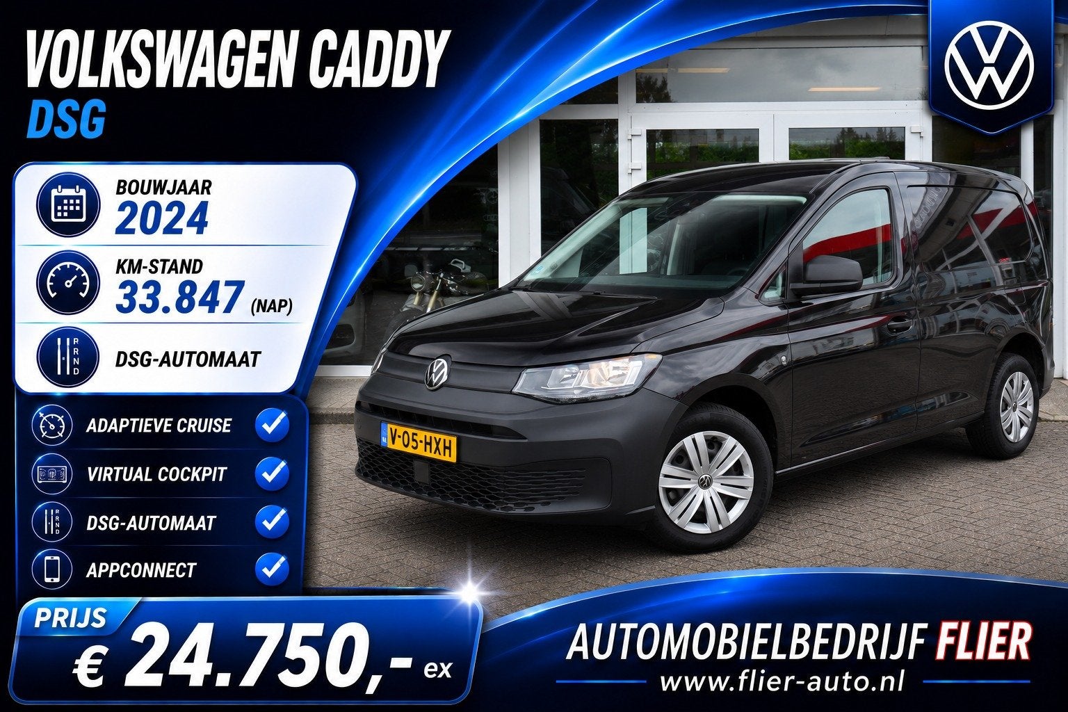 Volkswagen Caddy Cargo 2.0 122PK TDI Trend | Digi Dash | Cru, Auto's, Bestelauto's, Bedrijf, Te koop, ABS, Airbags, Airconditioning