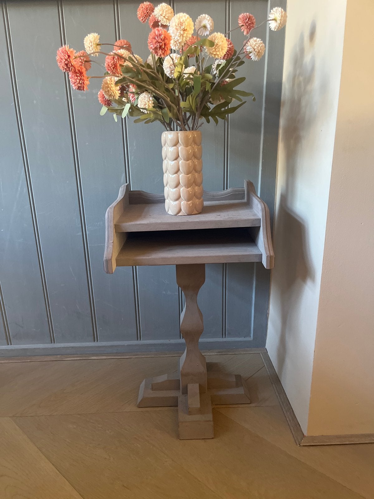Prachtig telefoontafel / bijzet tafeltje, Ophalen, Minder dan 55 cm, Gebruikt, Overige vormen