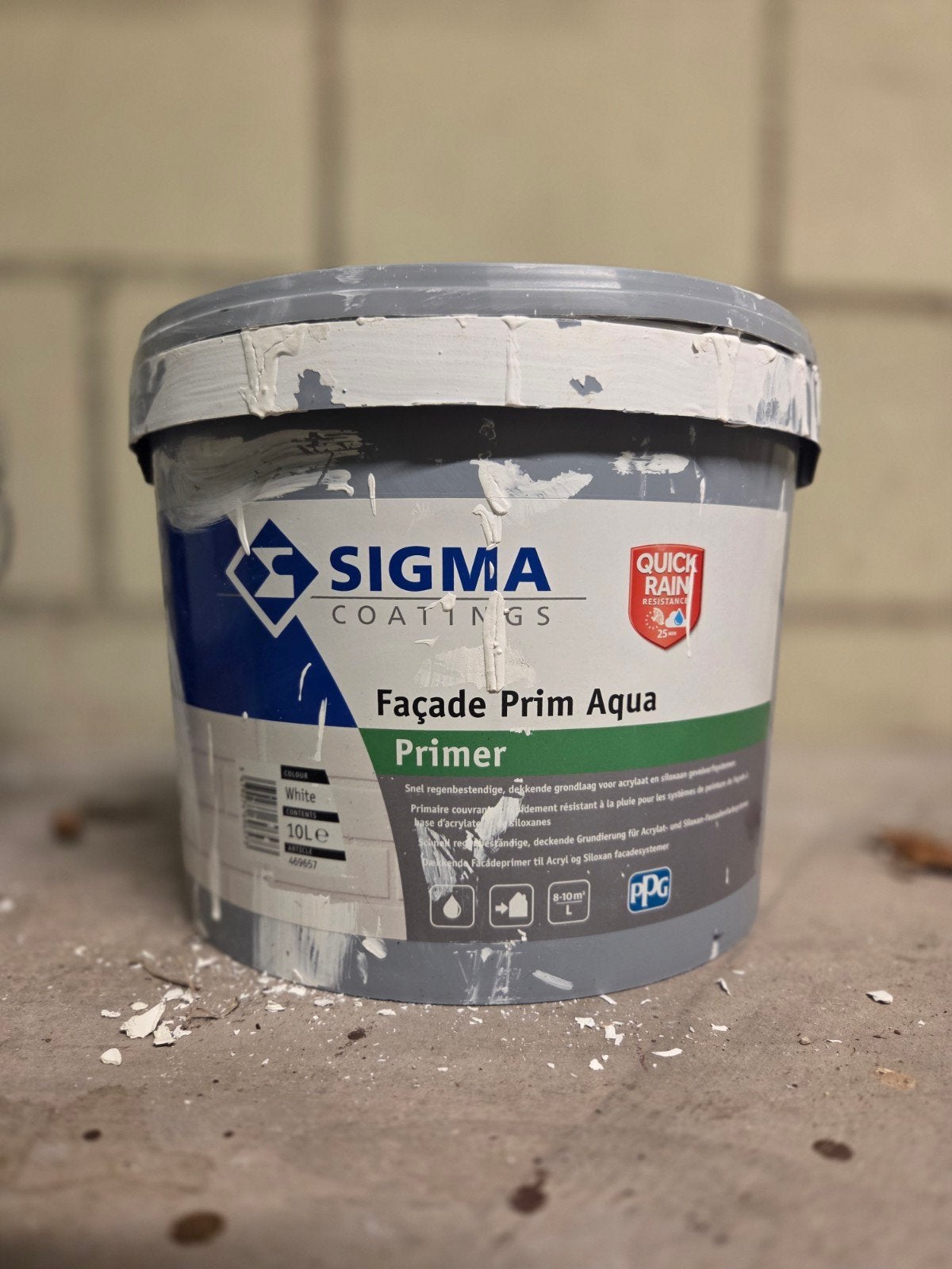 Sigma Facade Prim Aqua primer voor steen, Ophalen of Verzenden, Nieuw, Wit