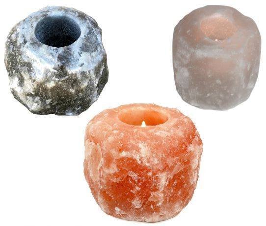 Zout trio waxinelichthouders, 10 cm, Pripost Postbox G2823 Breda, Overige merken, Waxinelichthouder