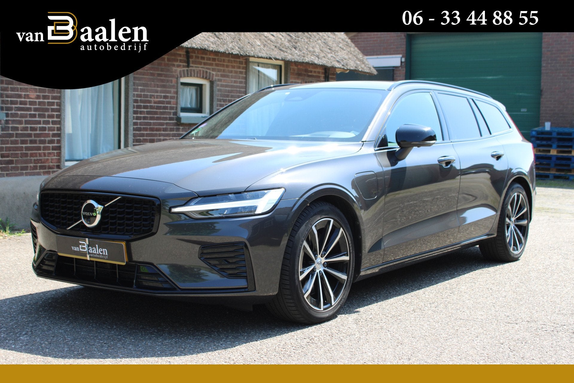 Volvo V60 2.0 T6 Plug-in hybrid AWD R-DESIGN SOh 96,8% PANO, Auto's, Volvo, Automaat, Dealer onderhouden, Gebruikt, 4 cilinders