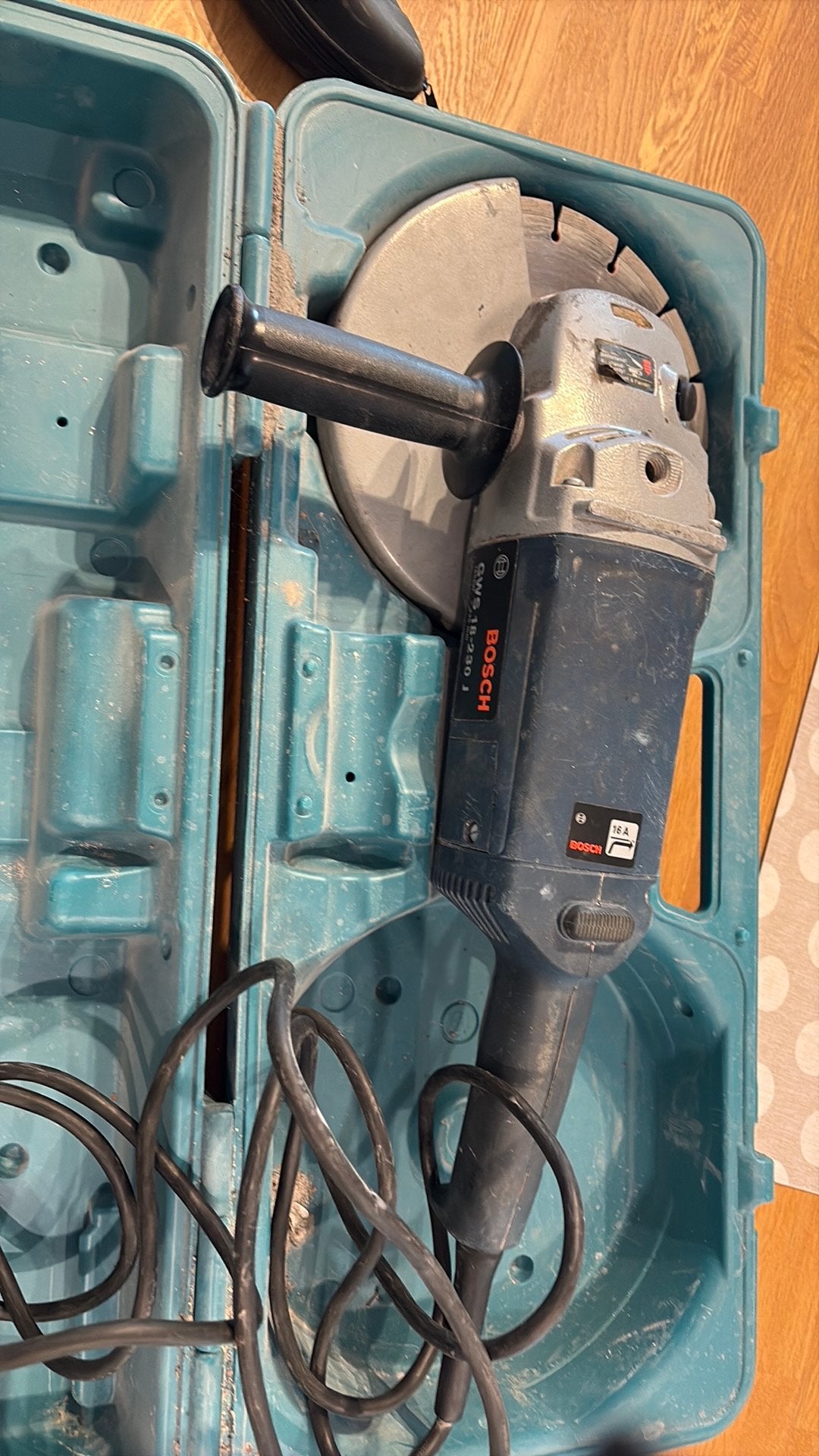 Bosch haakse slijptol flex, Ophalen of Verzenden, Gebruikt, 1000 watt of meer, Haakse handslijpmachine