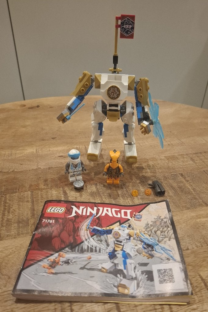 Lego Ninjago 71761 Zane’s Power Up Mech EVO, Lego, Ophalen of Verzenden, Zo goed als nieuw, Inclusief instructies