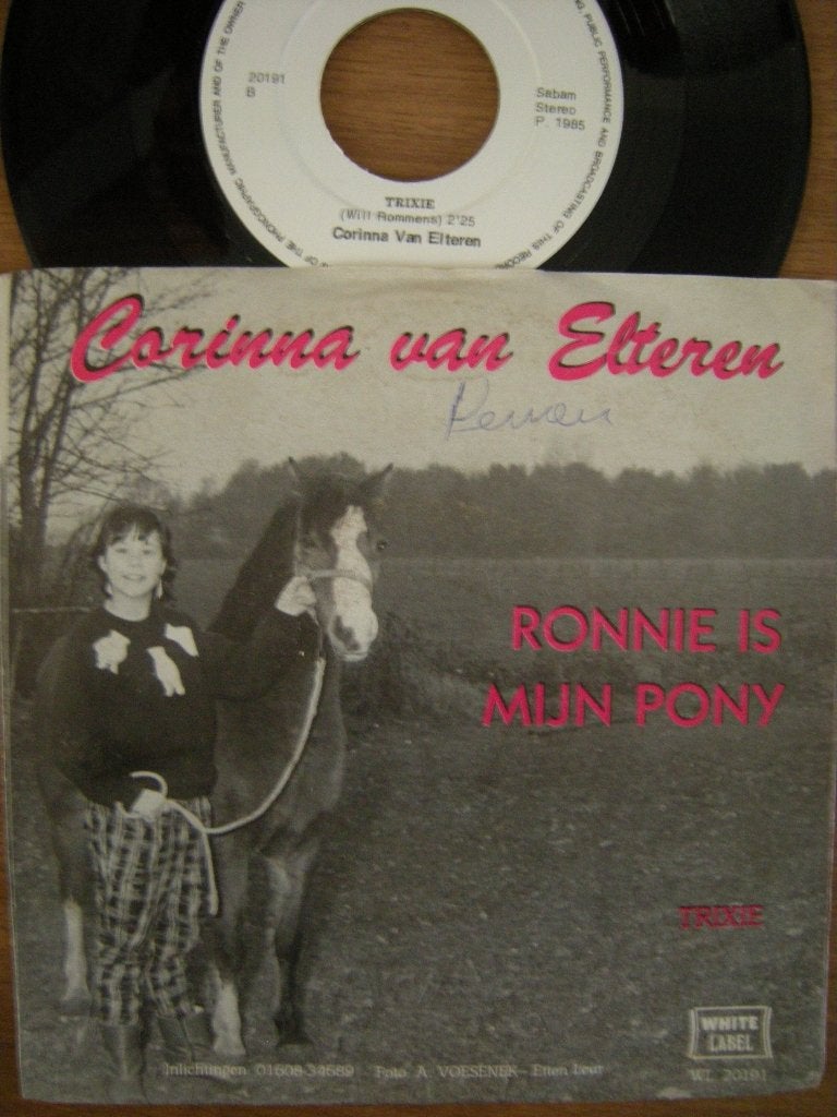 Corinna van Elteren (Ronnie Is Mijn Pony), Gebruikt, 7 inch, Ophalen of Verzenden, Pop