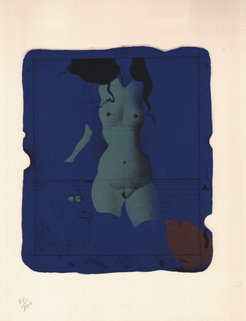 Paul Wunderlich - Torso - Genummerde Litho, Antiek en Kunst, Kunst | Litho's en Zeefdrukken, Verzenden