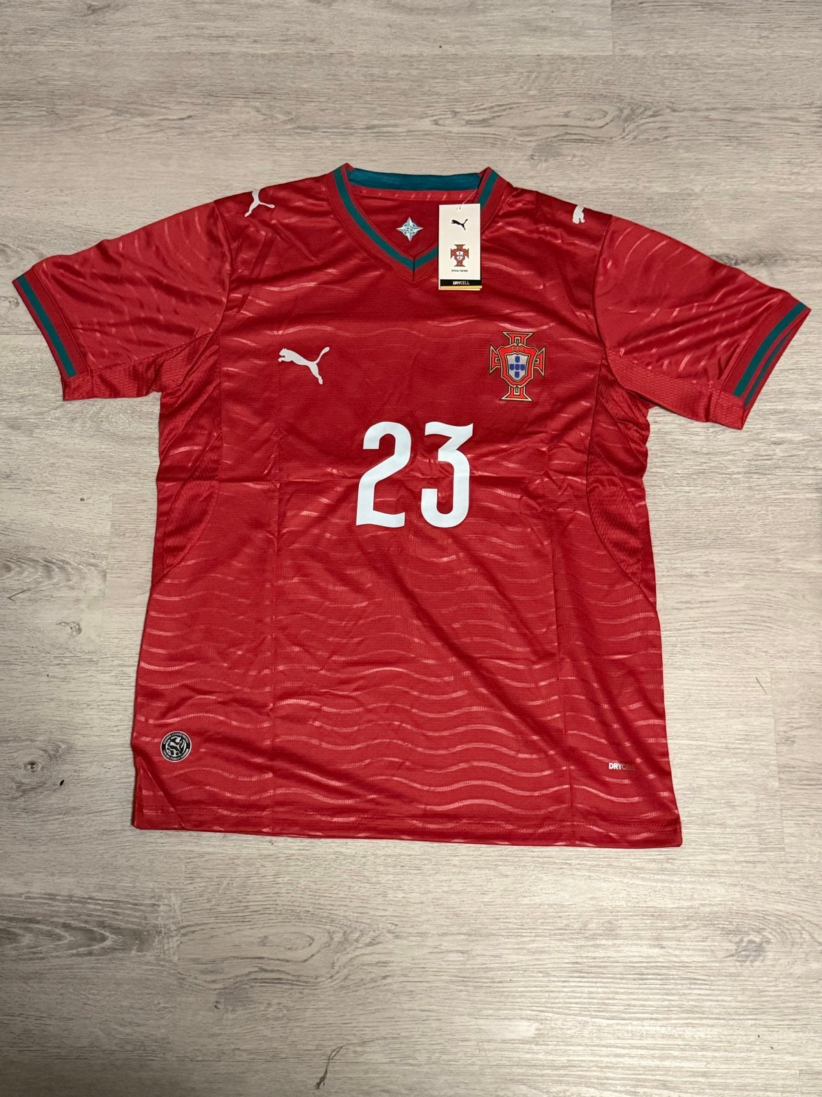 Portugal Thuisshirt Vitinha 23 Puma Maat L, Maat 52/54 (L), Nieuw, Ophalen of Verzenden, Voetbal
