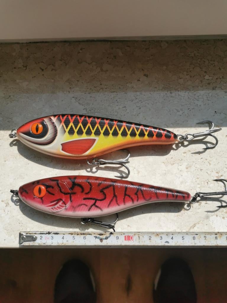 2x Jerkbait 15 cm, Watersport en Boten, Hengelsport | Roofvissen, Ophalen of Verzenden, Nieuw, Overige typen