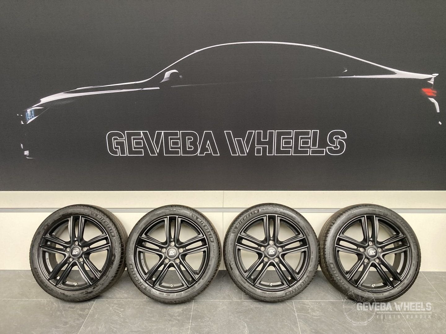 17” Suzuki Swift Sport velgen + Michelin banden 5x114.3 TPMS, Auto-onderdelen, Banden en Velgen, Gebruikt, -, -, Banden en Velgen