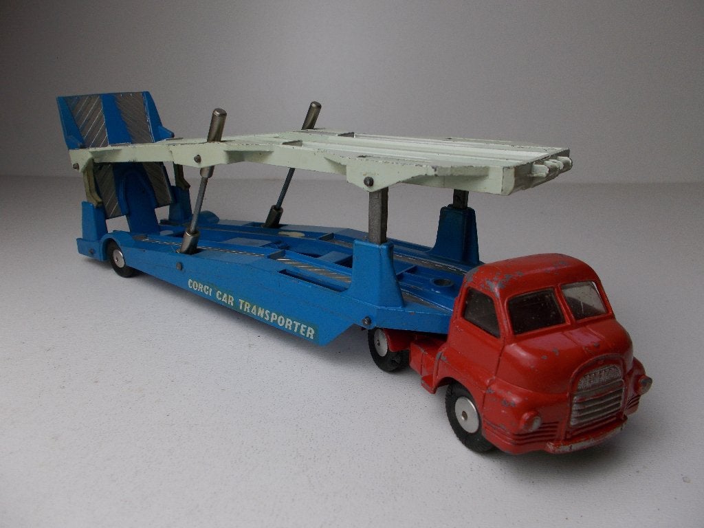 1958 Corgi MajorToys 1101 BEDFORD CARRIMORE CARTRANSPORTER A