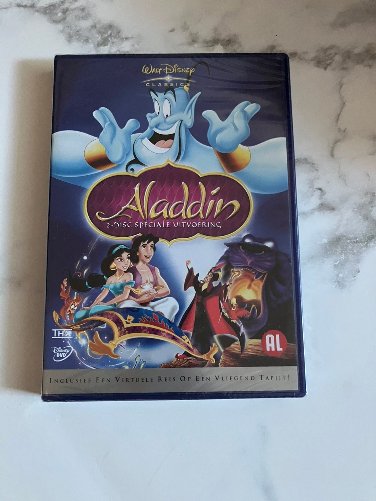 Disney DVD aladdin SEALED, Cd's en Dvd's, Europees, Tekenfilm, Alle leeftijden, Ophalen of Verzenden