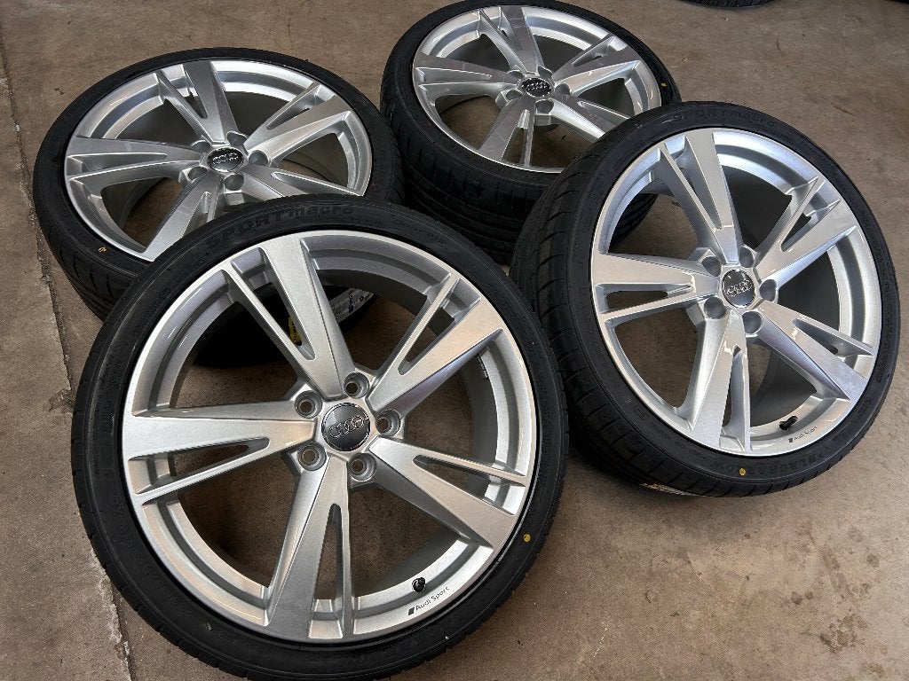 19 inch originele sport velgen + zomerbanden Audi A3 S3 RS3, 19 inch, Info@originalwheels.nl, Banden en Velgen, Nieuw