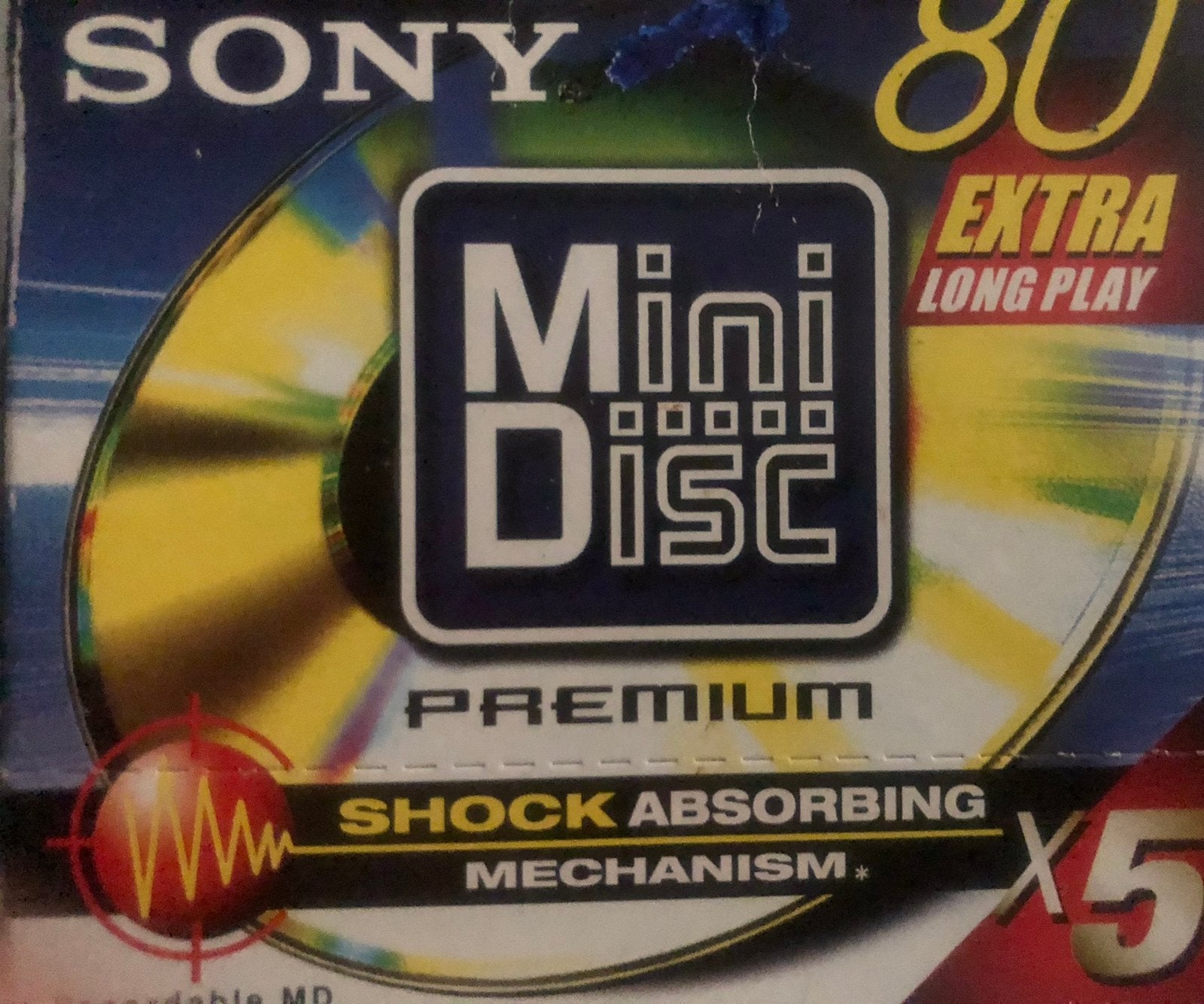 Minidiscs SONY 5 x in box o.a STING LIVE, Ophalen, Minidisc-speler